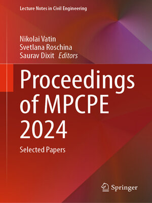 cover image of Proceedings of MPCPE 2024